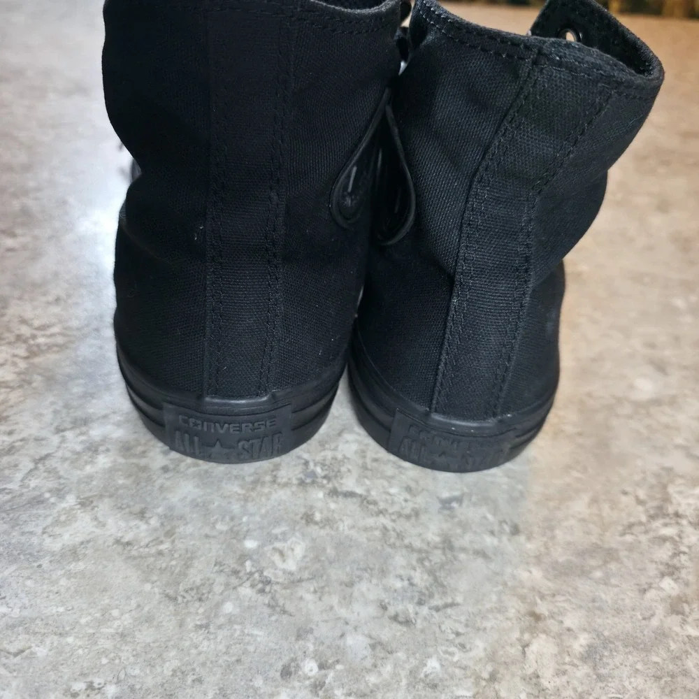 Converse Chuck Taylor All Star High Top Triple Black - M3310 Womens 10 / Mens 8